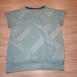 Brooks Athletic Short Sleeve Top Blue Women's Size XS A4